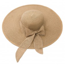 Wide Brim Straw Cap Summer Beach Mujers Sun Hat Sunbonnet Sunhat Protection Q  eb-36155613